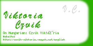 viktoria czvik business card